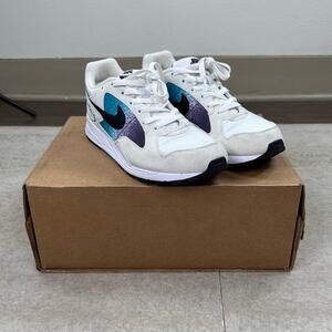 Vintage Y2K Nike Air Skylon 2 Low Top Shoes Mens 10.5 Emerald Cream White Purple